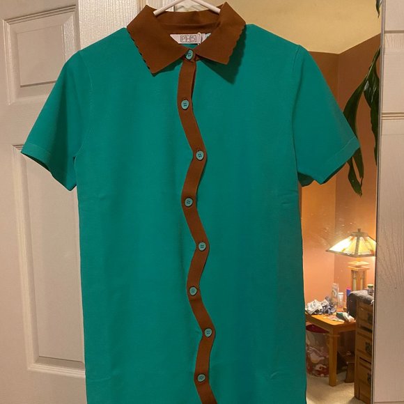 PH5 CHARLOTTE ECO WAVY POLO DRESS, SIZE SMALL, BRAND NEW - Picture 1 of 2